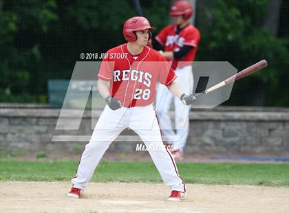 Thumbnail 1 in Regis vs. Iona Prep (CHSAA AA Winners Bracket Semifinal) photogallery.