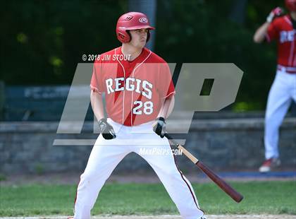 Thumbnail 3 in Regis vs. Iona Prep (CHSAA AA Winners Bracket Semifinal) photogallery.