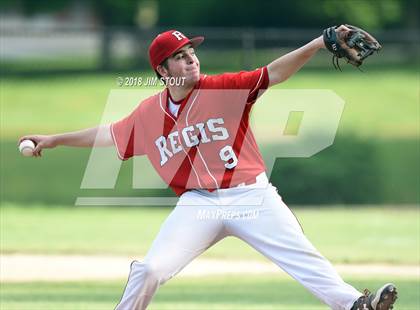 Thumbnail 1 in Regis vs. Iona Prep (CHSAA AA Winners Bracket Semifinal) photogallery.