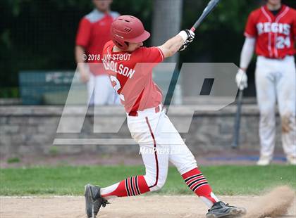 Thumbnail 1 in Regis vs. Iona Prep (CHSAA AA Winners Bracket Semifinal) photogallery.