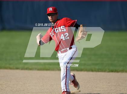 Thumbnail 1 in Regis vs. Iona Prep (CHSAA AA Winners Bracket Semifinal) photogallery.