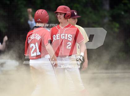 Thumbnail 1 in Regis vs. Iona Prep (CHSAA AA Winners Bracket Semifinal) photogallery.