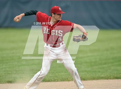 Thumbnail 3 in Regis vs. Iona Prep (CHSAA AA Winners Bracket Semifinal) photogallery.