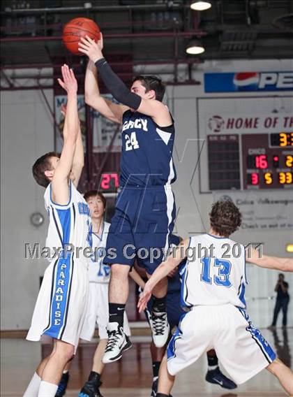 Thumbnail 2 in Paradise Adventist Academy vs. Mercy (CIF NS D6 Final) photogallery.