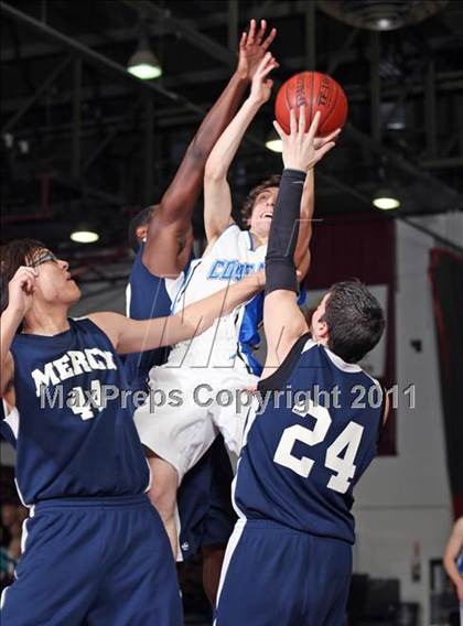 Thumbnail 3 in Paradise Adventist Academy vs. Mercy (CIF NS D6 Final) photogallery.