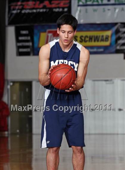 Thumbnail 2 in Paradise Adventist Academy vs. Mercy (CIF NS D6 Final) photogallery.