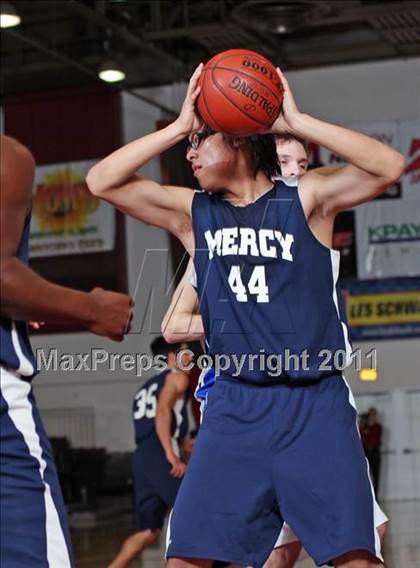 Thumbnail 1 in Paradise Adventist Academy vs. Mercy (CIF NS D6 Final) photogallery.