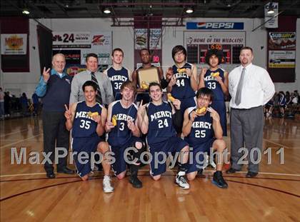 Thumbnail 2 in Paradise Adventist Academy vs. Mercy (CIF NS D6 Final) photogallery.