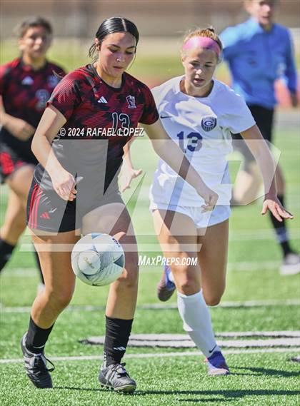 Thumbnail 2 in Georgetown vs. Goose Creek Memorial (UIL Soccer 5A Region 3 Regional Semifinal) photogallery.