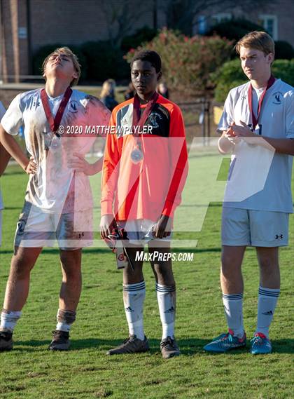 Thumbnail 1 in Fayetteville Academy vs Westchester Country Day (NCISAA 2A State Finals - Pregame Introductions and Postgame Awards) photogallery.
