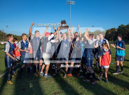 Thumbnail 2 in Fayetteville Academy vs Westchester Country Day (NCISAA 2A State Finals - Pregame Introductions and Postgame Awards) photogallery.