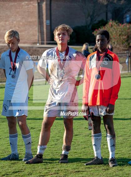 Thumbnail 3 in Fayetteville Academy vs Westchester Country Day (NCISAA 2A State Finals - Pregame Introductions and Postgame Awards) photogallery.