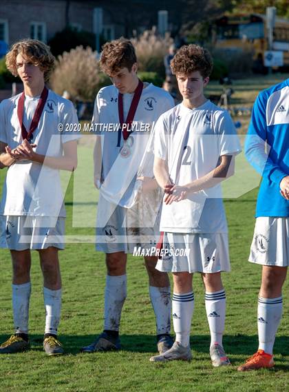 Thumbnail 2 in Fayetteville Academy vs Westchester Country Day (NCISAA 2A State Finals - Pregame Introductions and Postgame Awards) photogallery.