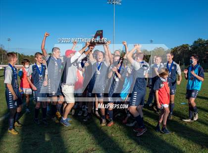 Thumbnail 1 in Fayetteville Academy vs Westchester Country Day (NCISAA 2A State Finals - Pregame Introductions and Postgame Awards) photogallery.