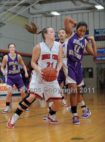 Thumbnail 3 in Middle Creek vs. Holly Springs (Tri-Nine Conference Tournament) photogallery.