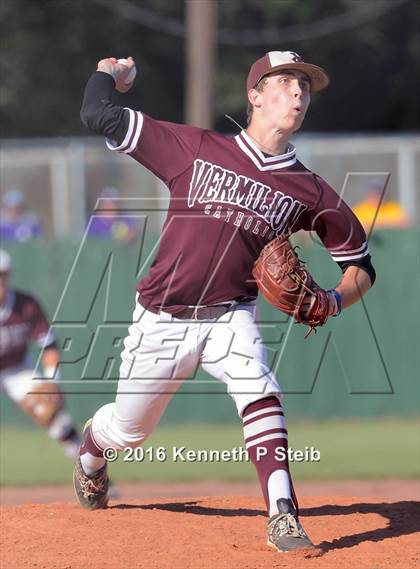 Thumbnail 1 in Vermilion Catholic @ Ascension Catholic (LHSAA 1A Quarterfinal Playoff) photogallery.