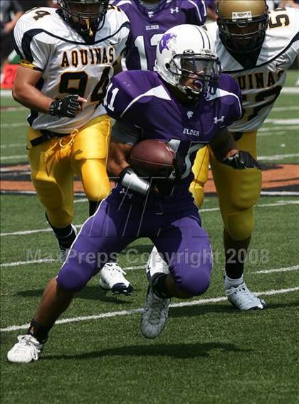 Thumbnail 1 in Aquinas vs. Elder (Kirk Herbstreit Varsity Football Series) photogallery.