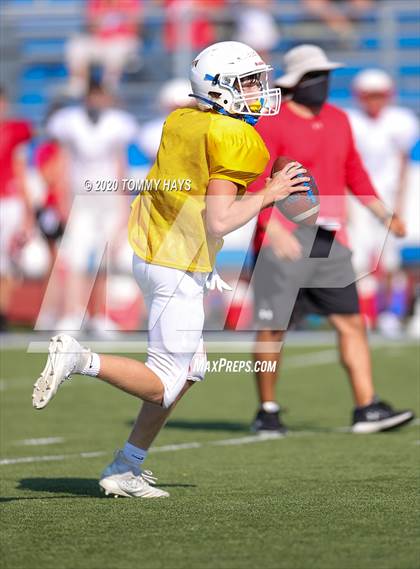 Thumbnail 3 in JV: Brock vs Midlothian Heritage (Scrimmage) photogallery.