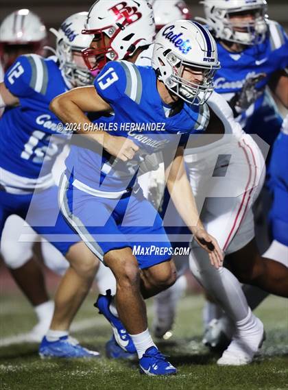 Thumbnail 2 in Bellville vs. Connally (UIL 4A Football Division II Region 3 Bi-District Playoff) photogallery.