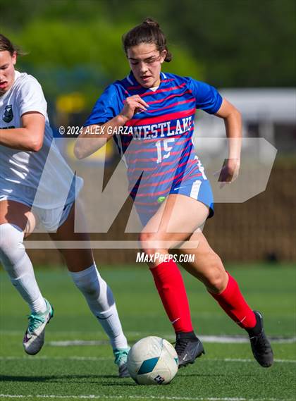 Thumbnail 3 in Austin Westlake vs. Prosper (UIL 6A Soccer Final) photogallery.