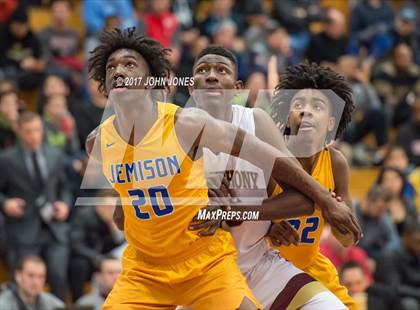 Thumbnail 1 in St. Anthony vs Jemison (Spalding Hoophall Classic) photogallery.