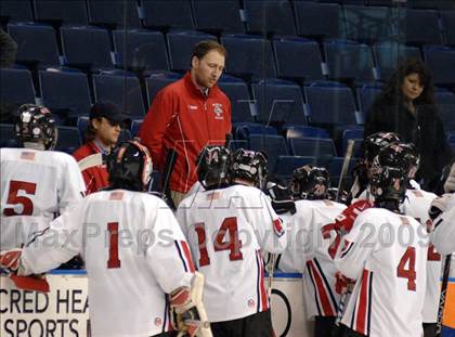 Thumbnail 3 in Bethel-Brookfield-Danbury vs Masuk (Sound Tigers Harbor Yard Series) photogallery.