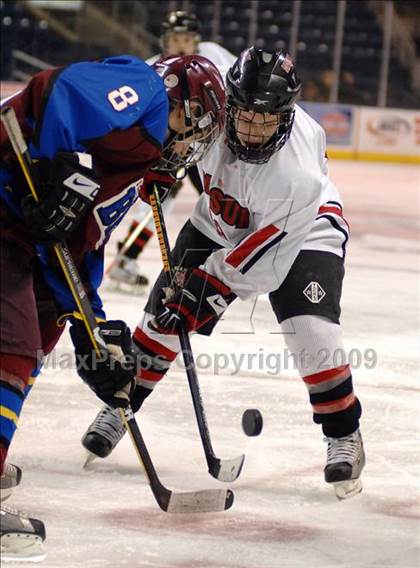 Thumbnail 2 in Bethel-Brookfield-Danbury vs Masuk (Sound Tigers Harbor Yard Series) photogallery.
