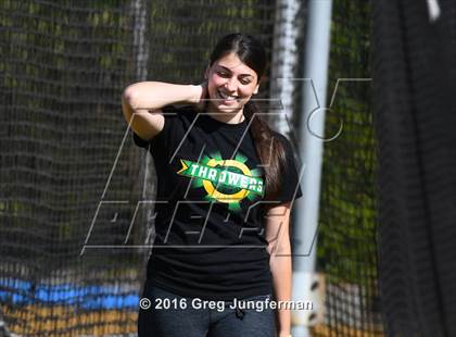 Thumbnail 1 in CIF NCS Masters Girls Discus (Meet of Champions at UCB) photogallery.