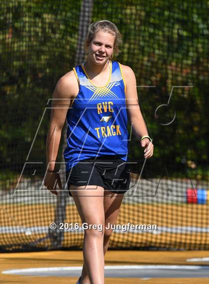 Thumbnail 1 in CIF NCS Masters Girls Discus (Meet of Champions at UCB) photogallery.