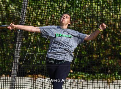 Thumbnail 3 in CIF NCS Masters Girls Discus (Meet of Champions at UCB) photogallery.