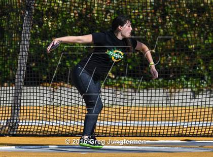 Thumbnail 1 in CIF NCS Masters Girls Discus (Meet of Champions at UCB) photogallery.