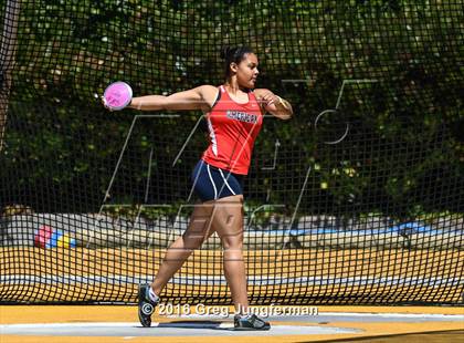 Thumbnail 1 in CIF NCS Masters Girls Discus (Meet of Champions at UCB) photogallery.
