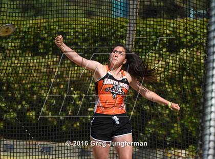 Thumbnail 2 in CIF NCS Masters Girls Discus (Meet of Champions at UCB) photogallery.