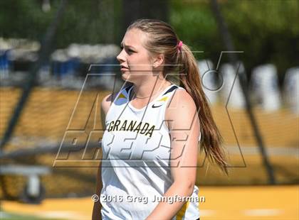 Thumbnail 3 in CIF NCS Masters Girls Discus (Meet of Champions at UCB) photogallery.