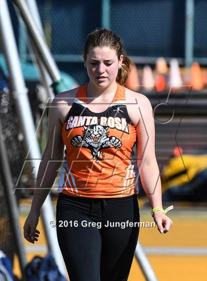 Thumbnail 1 in CIF NCS Masters Girls Discus (Meet of Champions at UCB) photogallery.