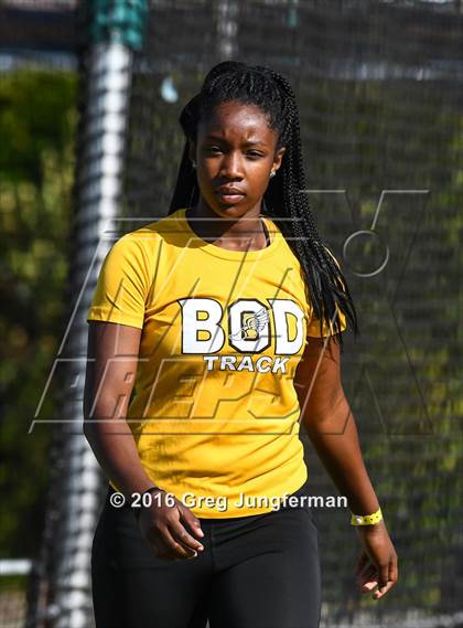 Thumbnail 2 in CIF NCS Masters Girls Discus (Meet of Champions at UCB) photogallery.