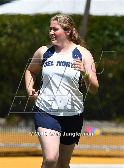 Thumbnail 1 in CIF NCS Masters Girls Discus (Meet of Champions at UCB) photogallery.