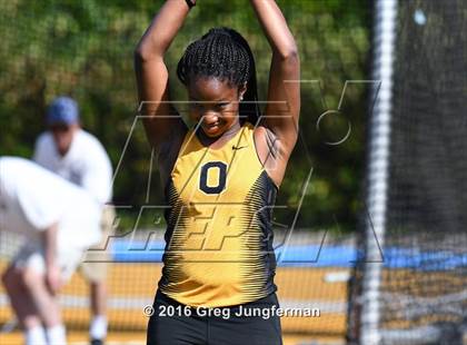 Thumbnail 3 in CIF NCS Masters Girls Discus (Meet of Champions at UCB) photogallery.