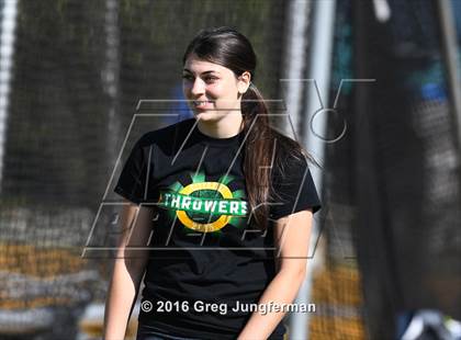 Thumbnail 2 in CIF NCS Masters Girls Discus (Meet of Champions at UCB) photogallery.