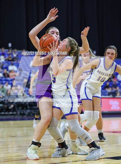 Thumbnail 1 in Huckabay vs. Irion County (UIL 1A Basketball State Semifinal) photogallery.