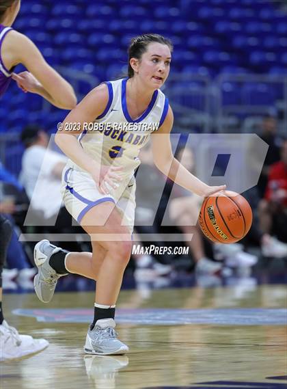 Thumbnail 2 in Huckabay vs. Irion County (UIL 1A Basketball State Semifinal) photogallery.