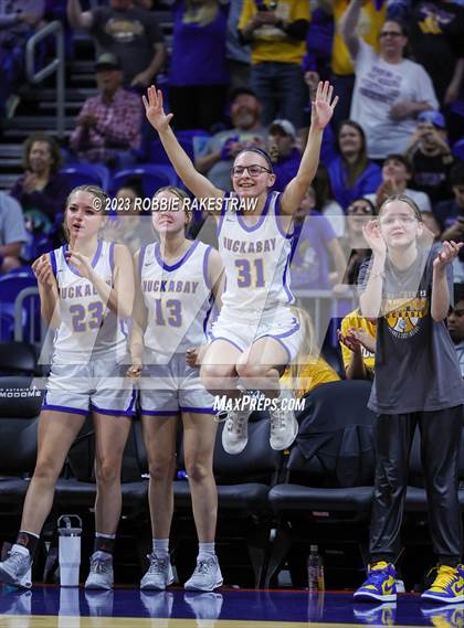 Thumbnail 1 in Huckabay vs. Irion County (UIL 1A Basketball State Semifinal) photogallery.