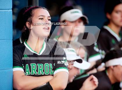 Thumbnail 2 in Timber Creek vs Southlake Carroll (UIL 6A Softball Regional Quarterfinals Game 2) photogallery.