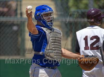 Thumbnail 3 in Valley Christian vs. Brookside Christian (CIF SJS D7 Final) photogallery.