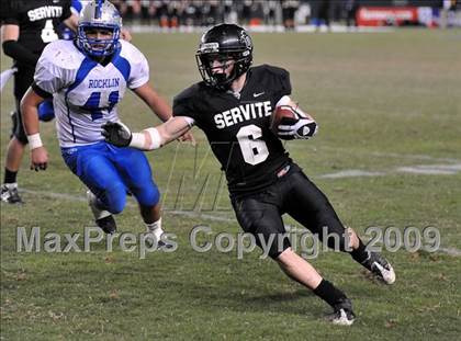 Thumbnail 2 in Rocklin vs. Servite (CIF State D2 Final) photogallery.