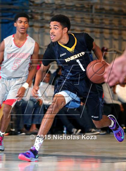 Thumbnail 2 in Bishop Montgomery vs. Redondo Union (Jordan Take Flight Challenge) photogallery.