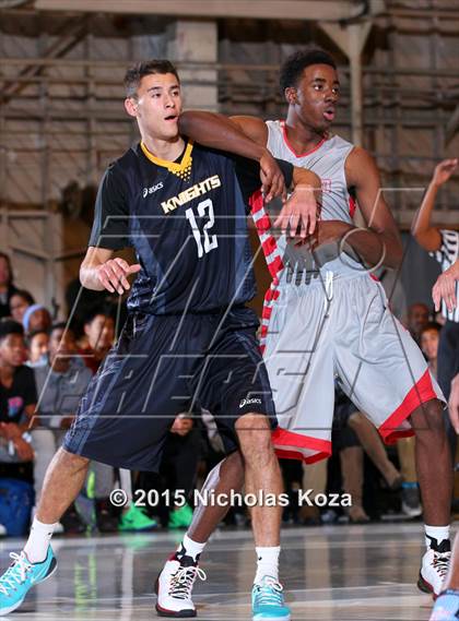 Thumbnail 1 in Bishop Montgomery vs. Redondo Union (Jordan Take Flight Challenge) photogallery.