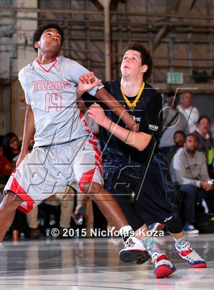Thumbnail 1 in Bishop Montgomery vs. Redondo Union (Jordan Take Flight Challenge) photogallery.