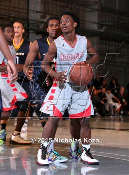 Thumbnail 2 in Bishop Montgomery vs. Redondo Union (Jordan Take Flight Challenge) photogallery.