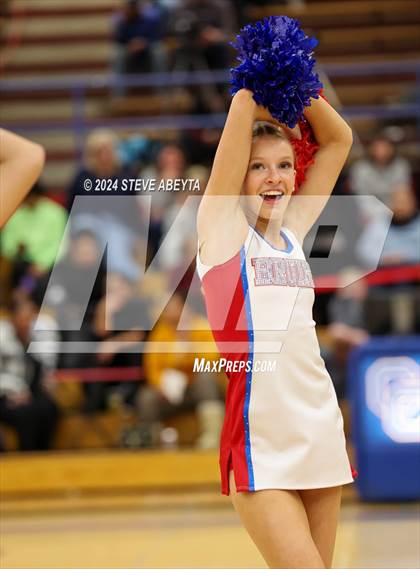 Thumbnail 2 in Cherry Creek Poms (Cherokee Trail girls basketball game) photogallery.
